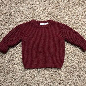 Zara Kids Burgundy Sweater